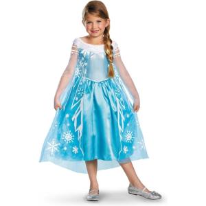 COSTUME FROZEN ELSA DELUXE TAGLIA 7-8 ANNI
