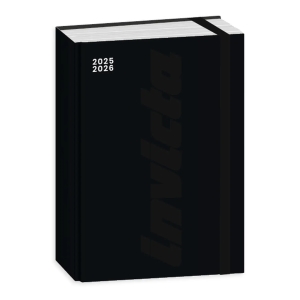 DIARIO AGENDA DATATO 16 MESI INVICTA NERO