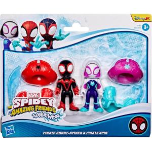 SPIDEY WATER WEB PACK DOPPIO PERSONAGGI - PIRATE GHOST-SPIDER & PIRATE SPIN