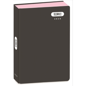 DIARIO TEENACE POCKET 12 MESI PASTELLO NERO