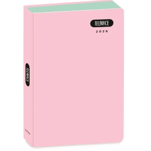 DIARIO TEENACE POCKET 12 MESI PASTELLO ROSA