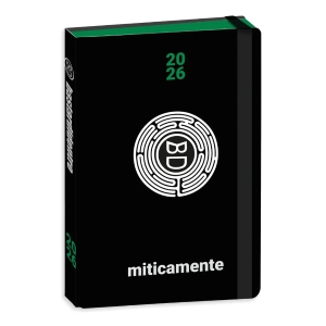 DIARIO POCKET 16 MESI BASTARDI DENTRO MITICAMENTE NERO