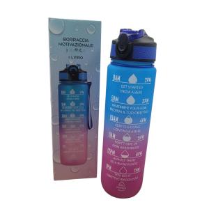 BORRACCIA MOTIVAZIONALE 1L BLU FUCSIA MIX AND MATCH