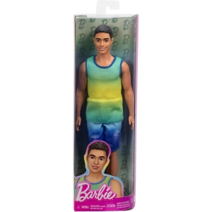 BARBIE® FASHIONISTAS KEN CAPELLI NERI, MAGLIA, PANTALONCINI