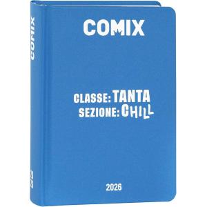 DIARIO AGENDA COMIX 16 MESI MINI AVIO AZZURRO