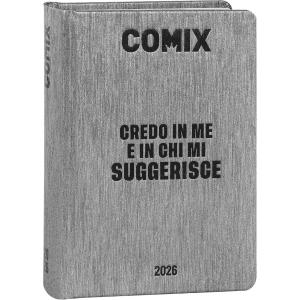 DIARIO AGENDA COMIX 16 MESI MIGNON PLUS GEAR BLACK NERA DATATA