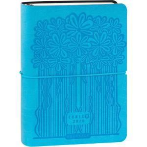 DIARIO AGENDA 16 MESI DAY MINI COMIX U YOURSELF SPECIAL FLOWER LIGHT BLU DATATA
