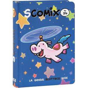 DIARIO AGENDA 16 MESI MEDIUM SCOMIX UNICOTTERO DATATA