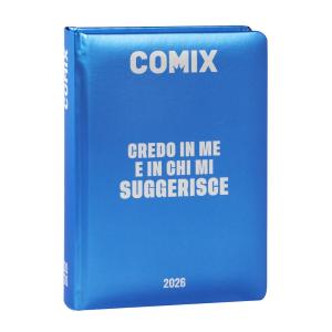 DIARIO 13 MESI STANDARD COMIX WAVE ELECTRIC BLUE DATATO