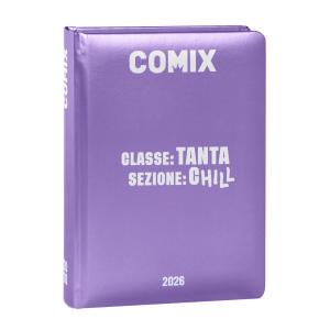 DIARIO 13 MESI STANDARD COMIX WAVE LILLA DATATO