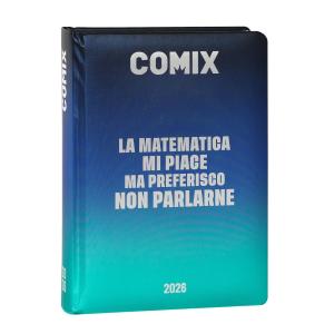 DIARIO 13 MESI STANDARD COMIX WAVE SFUMATO BLU VERDE DATATO