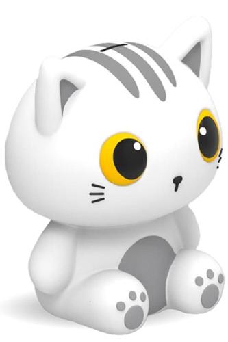 SALVADANAIO VERTICALE CM 27 GATTO BIANCO WHITE CAT