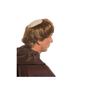 PARRUCCA CALOTTA CON CAPELLI FRATE