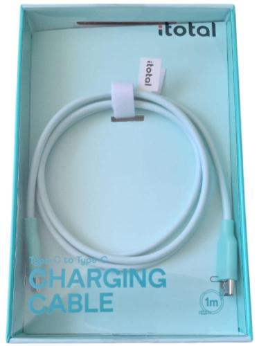 CAVO USB-C PASTELLO VERDE ACQUA