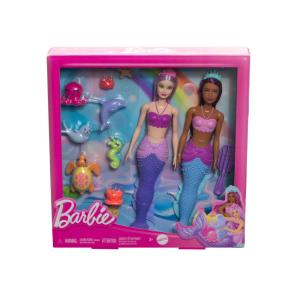 BARBIE MERMAID DOLL SIRENA 2 BAMBOLE CON ACCESSORI