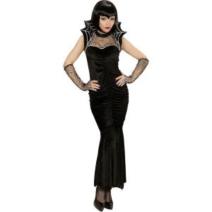 COSTUME SPIDERELLA - VESTITO, GUANTI SENZA DITA - TAGLIA M