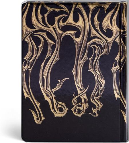 DIARIO AGENDA BE YOU OCTOPUS EASY DATATO COLORE NERO E ORO