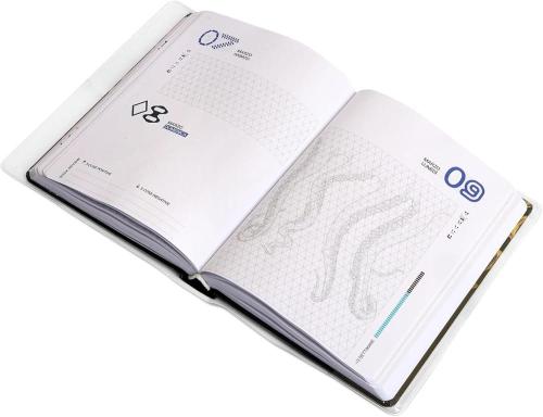 DIARIO AGENDA BE YOU OCTOPUS EASY DATATO COLORE NERO E ORO