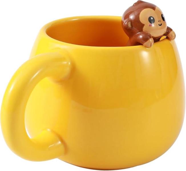 TAZZA IN CERAMICA CON CHARM MONKEY