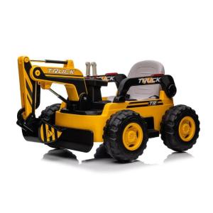 TRATTORE NEW HOLLAND RUSPA GIALLA CON PALA 12 V