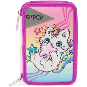 ASTUCCIO TRIPLO 3 ZIP GOPOP MEOWCORN GATTO