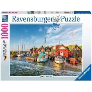 PUZZLE 1000 PZ - IL ROMANTICO MONDO PORTUALE DI AHRENSHOOP