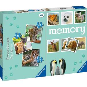 MEMORY + 3 PUZZLE - CUCCIOLI
