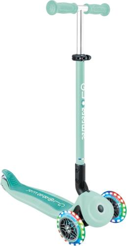 GLOBBER MONOPATTINO EVOLUTIVO GO-UP ACTIVE LIGHTS 360° - VERDE MENTA MINT-DARK MINT