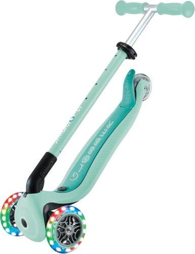GLOBBER MONOPATTINO EVOLUTIVO GO-UP ACTIVE LIGHTS 360° - VERDE MENTA MINT-DARK MINT