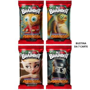 SKIFIDOL ITALIAN BRAINROT FLOWPACK 7 CARTE SERIE ALPHA - UNIVERSO PSICHEDELICO - CAR2924