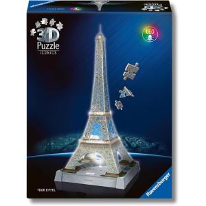 PUZZLE 3D TOUR EIFFEL PARIGI CON LED