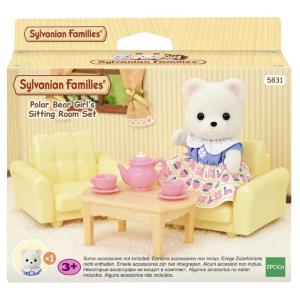 SYLVANIAN FAMILIES - SET SALOTTO CON RAGAZZA ORSO POLARE