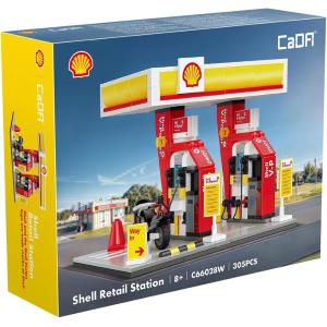CADA - DISTRIBUTORE BENZINA SHELL RETAIL STATION MINI - 305 PCS