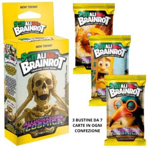 SKIFIDOL ITALIAN BRAINROT SCATOLA 21 CARTE 3 FLOWPACK SERIE BETA ALLUCINAZIONE COSMICA
