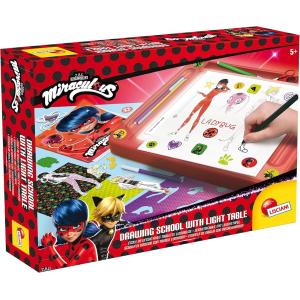 LADYBUG LED DRAWING SCHOOL WITH LIGHT TABLE - SCUOLA DI DISEGNO