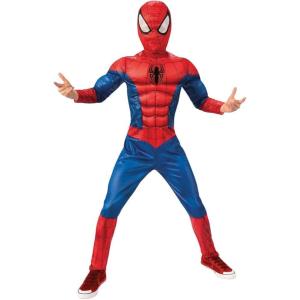 COSTUME SPIDERMAN BLACK LINE - TAGLIA M 5-6 ANNI