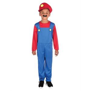 COSTUME IDRAULICO SUPER MARIO BROS - TAGLIA M 9-10 ANNI