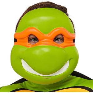 MASCHERA TMNT TARTARUGHE NINJA MICHELANGELO - TAGLIA +6 ANNI