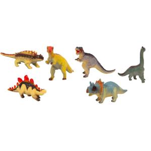 PARK&FARM - BLISTER DINOSAURO 6 MODELLI SOFT