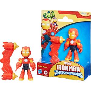MARVEL IRON MAN AND HIS AWESOME FRIENDS PERSONAGGIO CON ACCESSORIO - IRON MAN