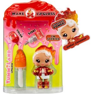 YUMMILAND LIP GLOSS DOLL SERIES 2 + MYSTERY CHASE CORE - AMBER CINNAMON - 525448