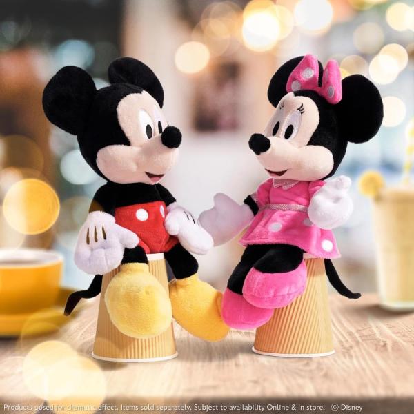 PELUCHE DISNEY MINNIE 25 CM ABITO FUCSIA