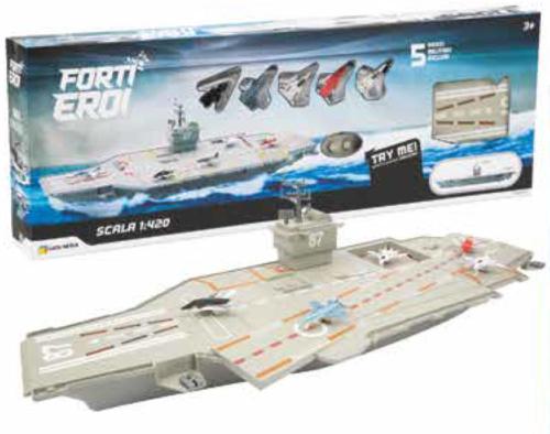 FORTI EROI - PORTAEREI LUCI E SUONI CON 5 AEREI