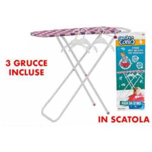 GIOCHI DI CASA - ASSE DA STIRO E 3 GRUCCE