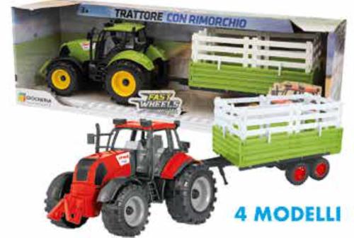 FAST WHEELS - TRATTORE CON RIMORCHIO - GRANDE 4 MOD