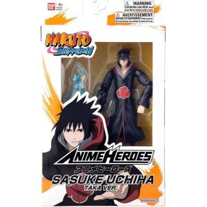 NARUTO SHIPPUDEN ANIME HEROES SASUKE UCHIHA TAKA VERSION PERSONAGGIO ARTICOLATO 17 CM  04644