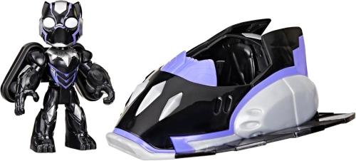IRON MAN AND HIS AWESOME FRIENDS PERSONAGGIO CON VEICOLO - BLACK PANTHER