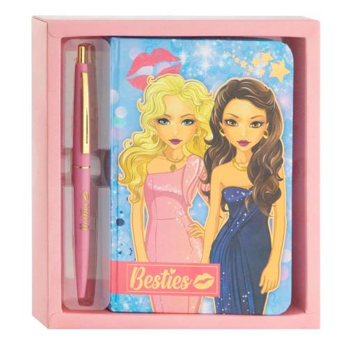A DI ARTE BESTIES - NOTEBOOK CON PENNA - COLORE ROSA