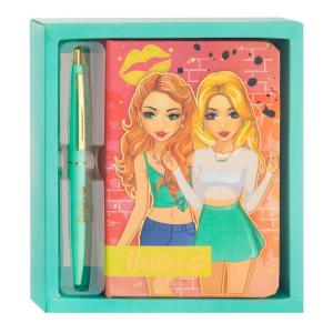 A DI ARTE BESTIES - NOTEBOOK CON PENNA - COLORE VERDE ACQUA