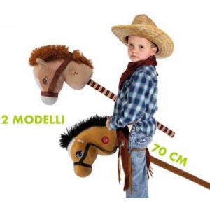 GIO' PLUSH - TESTA CAVALLO CON SUONI 70 CM 2COLORI
